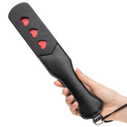 Heart | Impressions Paddle | Black | from Sex & Mischief