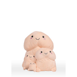 Penis Plushie Toy | 8 or 12 inch | Flesh, Brown or Multi Coloured | from Shots Toys