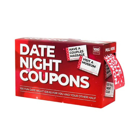 Date Night | 100 Couples Activity Coupons | from Gift Republic