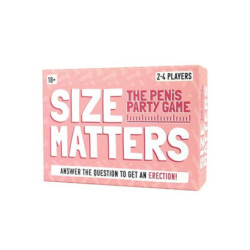 Size Matters | The Penis Party Game | For 2-4 Players | 18+ | from Gift Republic