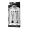 Chimera | Nipple Clamps With Bells | Silver | from Master Series