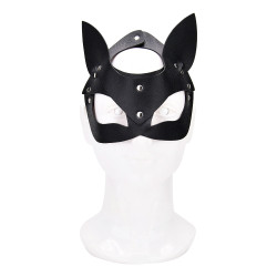 Kitty Cat Face Mask | Black, Red or Pink | from Bound to Play