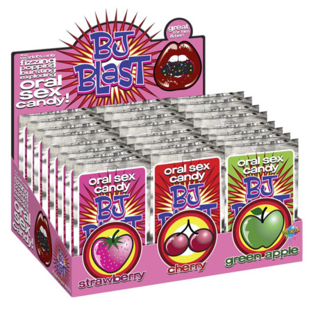 Popping Oral Sex Candy | BJ Blast |Cherry, Green Apple or Strawberry Flavour options -  - [price]