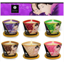 Shunga Massage Candles - 7 Exciting Aromas -  - [price]