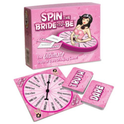 Spin The Bride-to-Be Hen Night Truth-Or-Dare Party Game -  - [price]